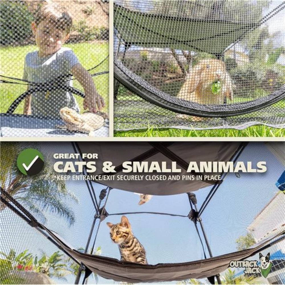 Cat Cage Playpen Outdoor Portable and Foldable - Picture 4 of 6